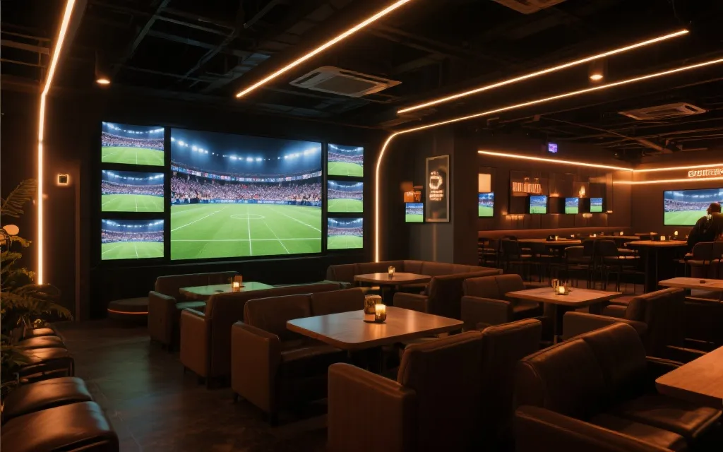 2026世界杯看球咖啡馆：一进门就“开赛”的沉浸式室内设计与氛围营造指南